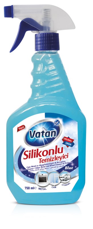 Silicone Glass Cleaner Blue