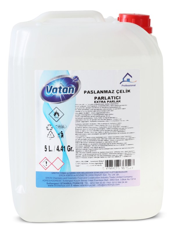Paslanmaz Çelik Parlatıcı 5L